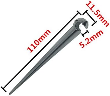 10 Pcs Hose Bracket C Shape Fixed Stems Holder For Drip 4/7Mm Garden Lawn Irrigation Pipe Inserting Ground Pipe bracket