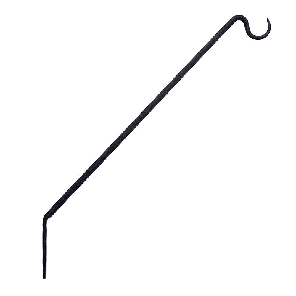 ACHLA DESIGNS Wall Mount Bracket Shepherd's Pole, Angled (BGP-09)