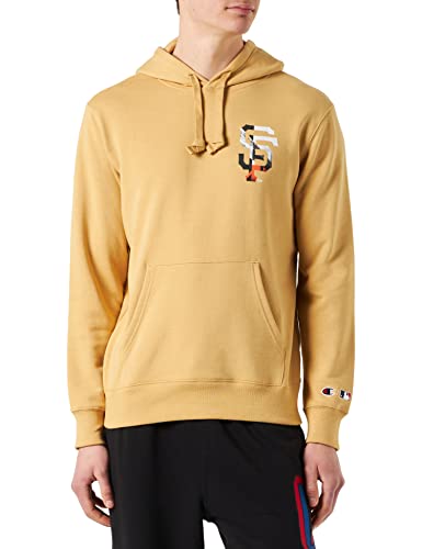 Champion Rochester 1919 MLB Sweatshirt à Capuche, Curcuma (Cur), M Homme