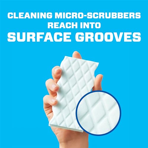 Mr. Clean Magic Eraser, Extra Durable Pro Version, Shoe, Bathroom, and Shower Cleaner, Cleaning Pads with Durafoam, 10 Count