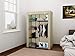 Homebi Closet Wardrobe Clothes Closet System Non-woven Fabric Clothes Rack Portable Storage Organizer with Shelves and Hanging Rod,41.14