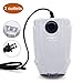 UPETTOOLS Aquarium Air Pump Oxygen Pump Adjustable Air Aerator Pump for Fish Tank with Air Pump Accessories (6W 2Outlets Air Pump)