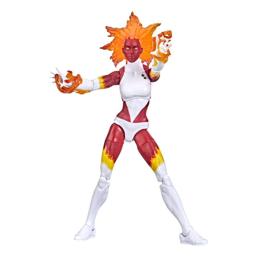 Marvel Legends Series 6-Inch Binary Figure with Premium Design and 6 Accessories