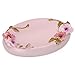 Fuloon Country Style Resin 5PC Bathroom Accessories Set Soap Dispenser/Toothbrush Holder/Tumbler/Soap Dish (Pink)