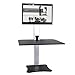 Victor DC400 High Rise Collection 1 Monitor Electric Sit Stand Desk Converter with Easy Tap Technology – Turn Your Desk into a Standing Desk with a Single Push of a Buttonthumb 1