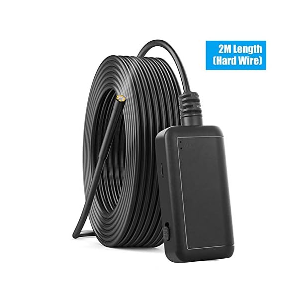 Socobeta WiFi Network Borescope Inspection Endoskopkamera IP67 Weitwinkel-6-LEDs für Smartphones mit APP-Steuerung(2m… – Bild 4