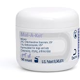 Mal-A-Ket Wipes, 2.25" Round, 50 Count jar | Cleansing, Drying; Packaging May Vary