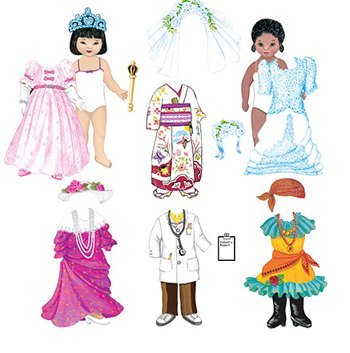 Dress-up Fun Felt Figures for Flannelboard