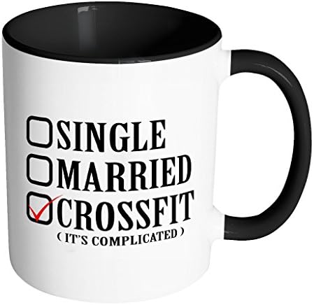 Novelty Fitness &amp; Workout Motivation Ceramic Coffee &amp; Tea Mug - Modern White Color - Funny Quote