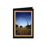 St. Louis, Gateway Arch Christmas Card - 25 Premium Greeting Cards with Foiled-lined Envelopes