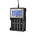 XTAR Xtar-VC4-Charger-T VC4 Li-ion/Ni-MH Battery Charger Premium USB LCD Display Charger Compatibale with Li-ion Battery and Ni-MH battery