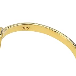 Silvershake 3-Stone Genuine Citrine 14K Yellow Gold