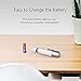 SUPRENT Facial Hair Removal for Women, Facial Hair Remover for Cheek, Lips, Chin and Neck, IPX7 Waterproof, Battery Powered