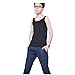 Woman's Super Flat Chest Built-in Elastic Band Binder Slim Fit Tank Tops XL (Lable L=US S, 5)