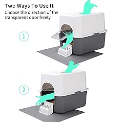 Sfozstra Cat Litter Box with Lid, Fully Enclosed