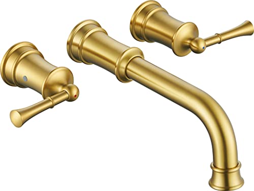 High Flow Wall Mount Tub Filler with Rough-in Valve, Wall Mount Tub