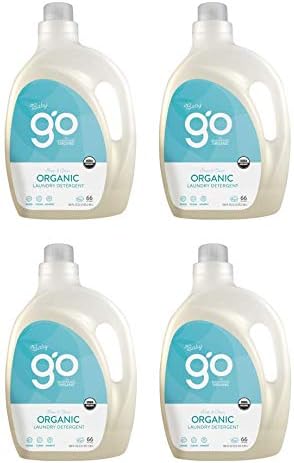 GO by GreenShield Organic, 100 oz. Baby Laundry Detergent- Free & Clear (Pack of 4)