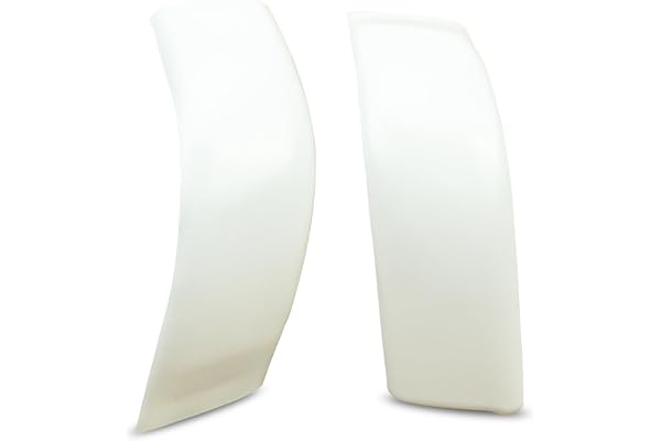2Pcs Roof Corner Cab Covers Molding Trim Fit for Ford F250/350/450/550 | & Fit for Super Duty 1999-2007, Left Driver and Right Passenger Side, White