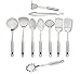 Stainless Steel Kitchen Utensil Set - 29 Cooking Utensils – Durable, Non Stick Cting, Ergonomic Handle & Dishwasher Safe Cookware – Heat Resistant - Handles For Superior Grip – Great Gift Idea