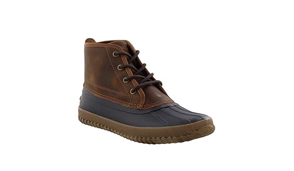 sperry cutwater deck boot tan navy