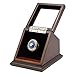 Championship Ring Display Case, 1 Slot Slanted Wooden Glass Window for Football Hockey Sports Highschool Rings