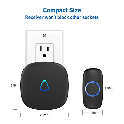 1 Wireless+Doorbell+Waterproof+Operating+Transformer