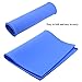 ONME Dog Feeding Mat, FDA Grade Silicone Waterproof Pet Food Mat, Non Slip Dog Bowl Placemat (Blue)
