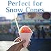 Upper Midland Products Cone Paper Cups 200 Pk Snow Cone Disposable 6 Oz White