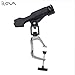 ILOVA Fishing Boat Rods Holder 360 Degree Adjustable Fishing Rod Racks with Large Clamp Opening Folding Holder