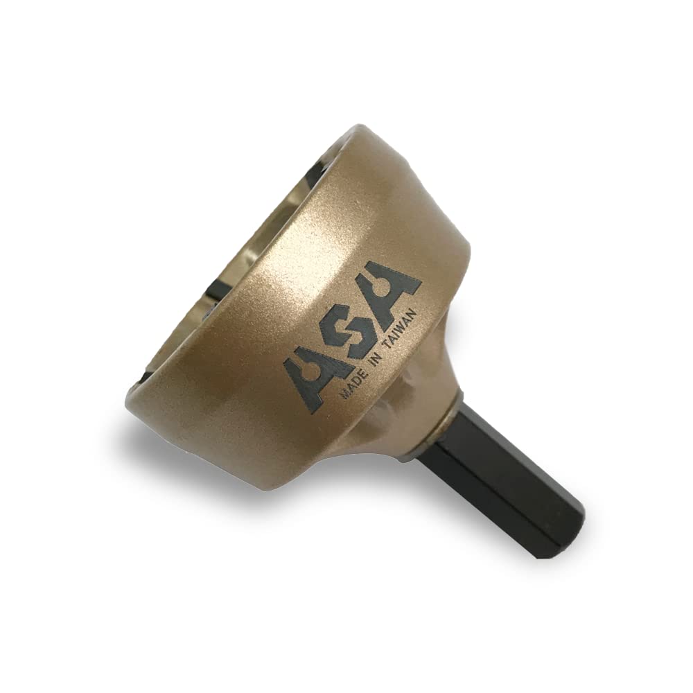 ASA Tools Deburring External Chamfer Tool, Tungsten Blade, Deburring Drill Bit, Remove Burr Tools Fits for 1/2"-1 3/8"(13mm-35mm)