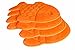 Hughapy Bathmat Slow Rebound Memory Foam Children Bath Rug Christmas Fish Rugs Water Absorbing Slip Resistant Coral Fleece Mat Doormat Carpet (Orange)