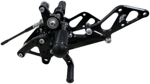 VooDoo Industries VRD1314 Black Rear Set for Ducati 1198/1098/848