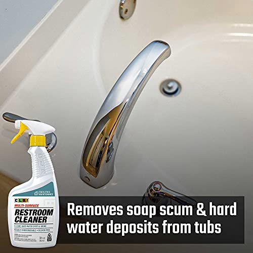 CLR PRO Industrial Bathroom Cleaner MultiSurface Spray Cleans Hard