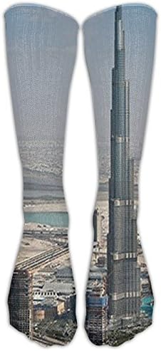 Stocking Dubai Building Unisex Outdoor Knee High Long Tube Socks