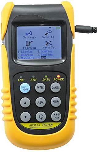 Tellid Brand portable ADSL2+ Tester, ADSL2 Tester, ADSL Tester, Lan/Wan Ping Tester Meter TLD801D with DMM for network maintenance