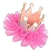 Ecome 3pcs Girl Hairpin Girls Elastic Flower Crown Headwear Hair Accessories