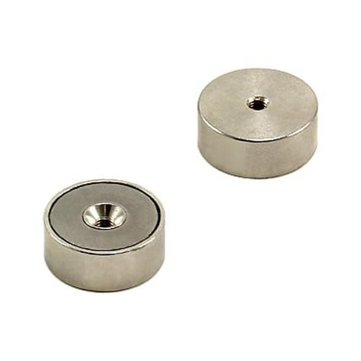 Samarium Cobalt Pot Magnet with M4 Thread for Motors, Electric Motors, Turbo Machinery and Sensors - 25mm dia x 10mm thick - 16.7kg Pull