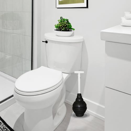 Korky BeehiveMAX Heavy Duty Toilet Plunger - Seals All Bowl Shapes – Powerful Clog Removal