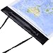 Dreamtop PVC Waterproof Map Case Transparent Pouch Dry Bag for Camping Hiking with Neck Cord