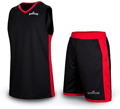 SANGXING Sankexing Basketball Uniform Jersey and Shorts Quick Dry Moisture Wicking Training Tank Top Set