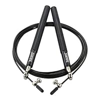 Outdoor & Sports,Dartphew 1Pcs Speed Skipping Rope Adjustable Steel Cable Fitness Exercise Crossfit Boxing,Increase Speed-Reliability-Performance,Ideal for Shedding Weight Fast(Steel Wire,3m)