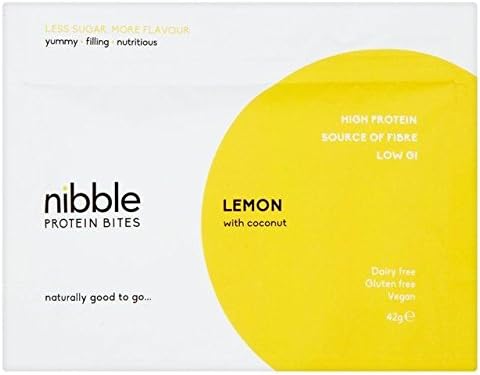 Nibble Protein Bites Lemon With Coconut 42g
