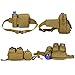 Tactical Fanny Pack, Hoanan Military Waist Pack Pouch With Water Bottle Pocket Holder Hip Belt Bag Outdoor Molle Pack for Hiking Camping Hunting Fishing Traveling