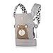 GAGAKU Dolls Carrier Front and Back Soft Cotton for Baby Over 18 Months, Animal Series - Brown Bear