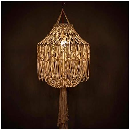 YINJIU Background rag wall covering Nordic Bohemian Handmade Chandelier Lamp Shade Cotton Woven Tapestry Room Decorations Tapestry bedroom upholstery