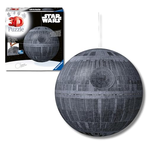 Ravensburger - Puzzle 3d La Morte Nera Star Wars | Puzzle 3d Bambini A Partire Dagli 10 Anni | Modellismo Da Costruire Bambini Di 540 Pezzi | Regalo Bambino 10 Anni E Più