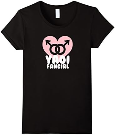 Women's Yaoi Shirt - Yaoi Fan Girl TShirt XL Black