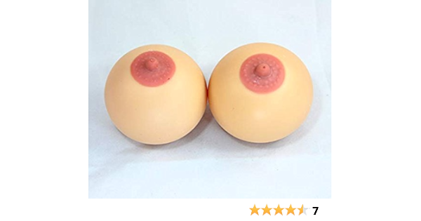 breast shaped stress ball