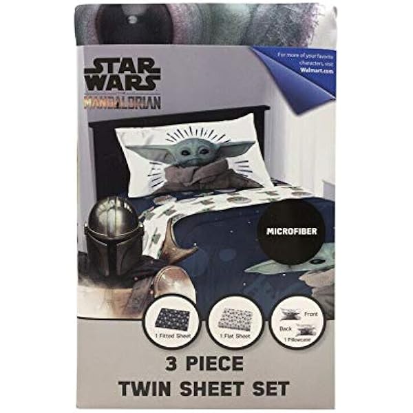 baby yoda twin sheets