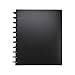 Staples Arc Customizable Durable Poly Notebook System, Black, (60 Ruled Sheets 11in/po x 8.5in/po)